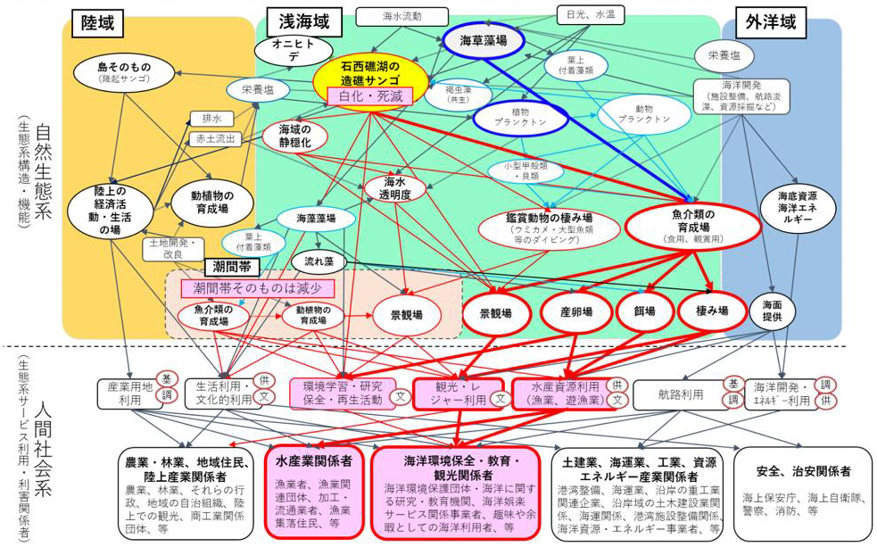 沖縄石垣島での連関図の検討例